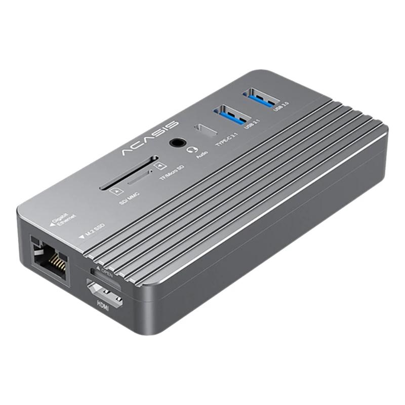 ACASIS CŸ  ŷ ̼, M.2 NVME  SATA NGFF SSD, 10 in 1, HDMI ȣȯ, Windows, MAC, IPAD 8TB 